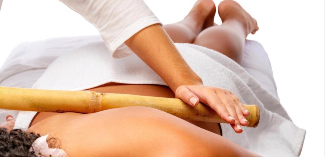 Massagem de bambu